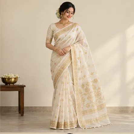 Ivory saree collection